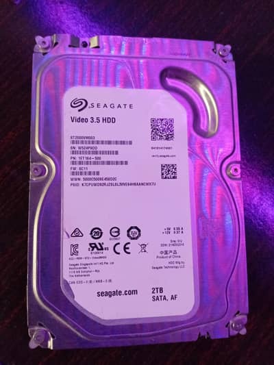 2 tb hard drive with 100 percent health only 5 days used