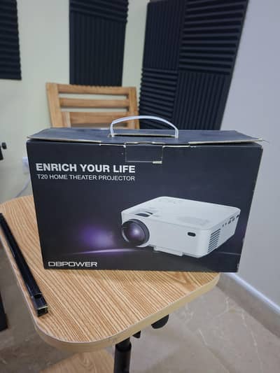 DBPOWER T20 Home Theater Projector + X96 Mini Android TV Box