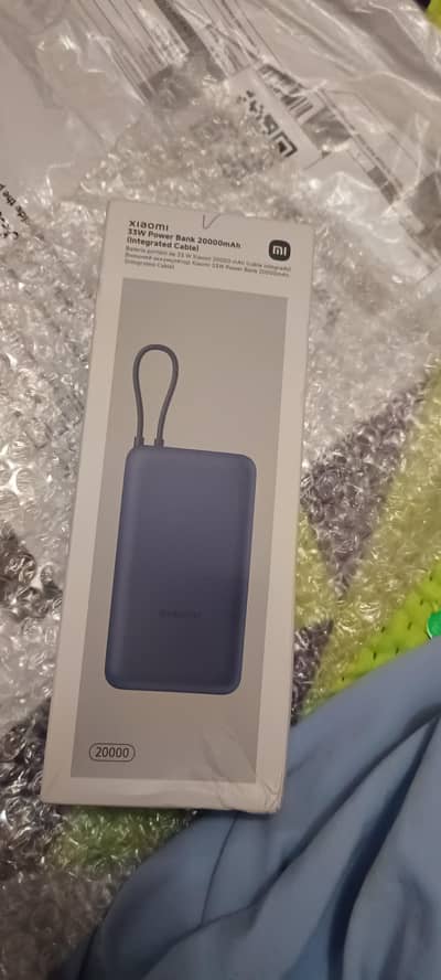 Brand new xiomi powerbank 20,000mah packed. !