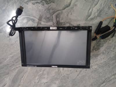 Lcd video player with speakers