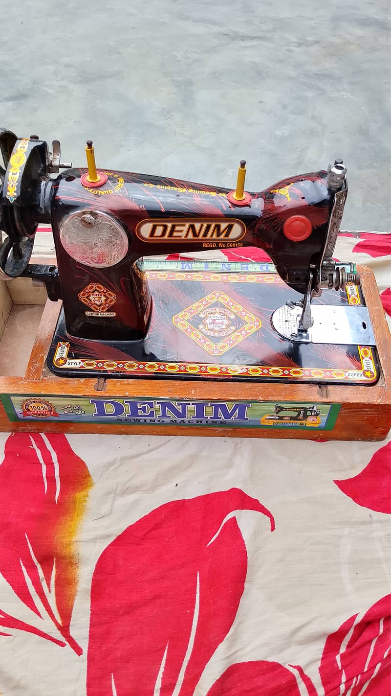 Denim Sewing Machine | سلائی مشین | اچھی حالت  Description:  De 0