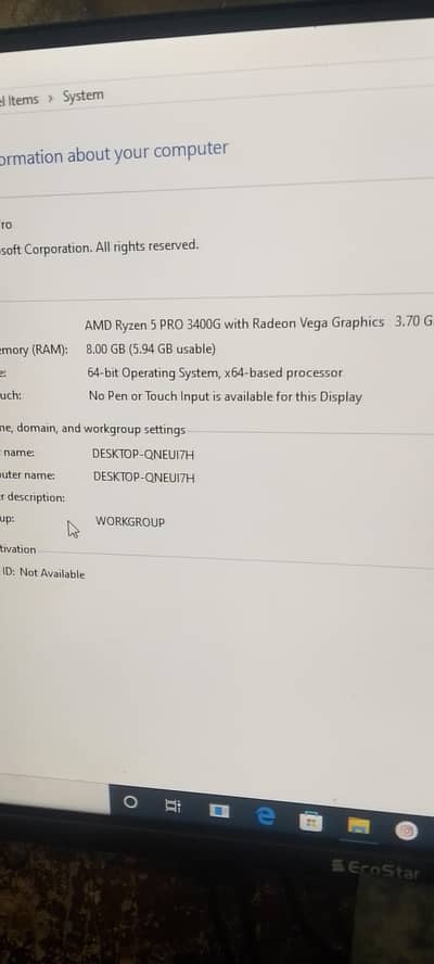 Ryzen 5 Pro 3400G