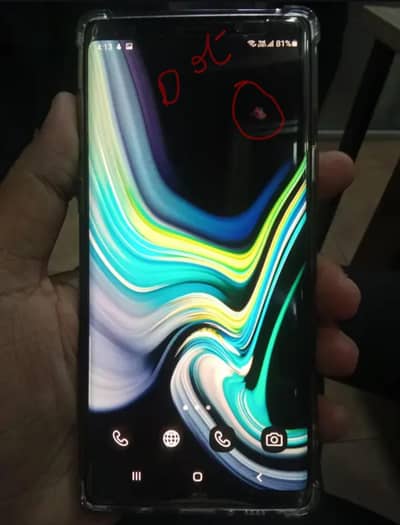Samsung Mobile Note 9 for sale not for exchange