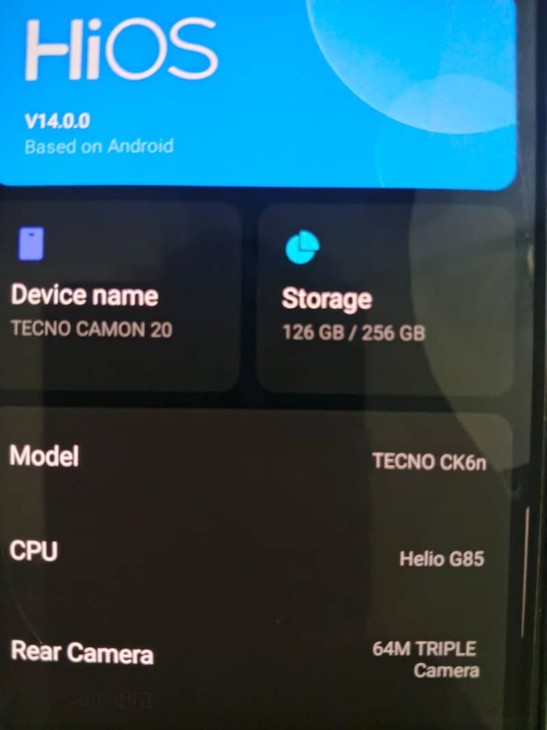 Tecno CAMON 20 5