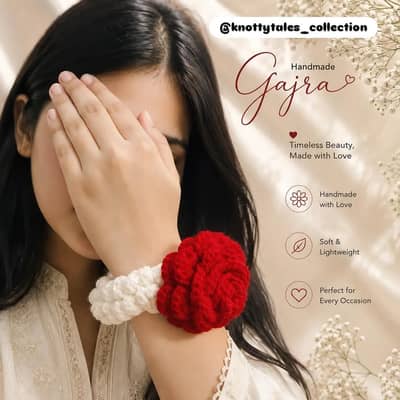 Crochet Handmade Gajra