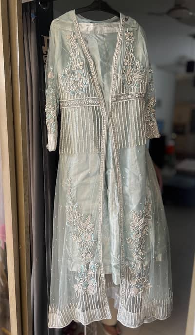 walima long net lehnga choli for sale