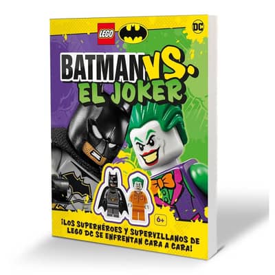 Batman vs joker  LEGO book with 2 lego and a small comic type book