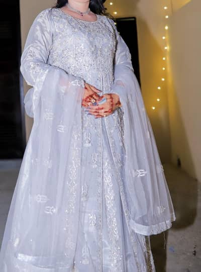 bridal open maxi