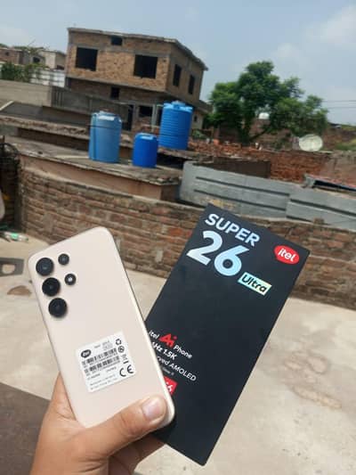 Itel s26 ultra with box and charger
