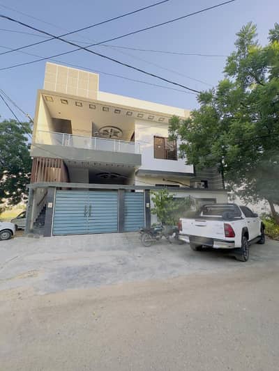 IDEAL LOCATION 260 SQUARE YARD GROUND + ONE CORNER HOUSE FOR SALE IN SECTOR T GULSHAN E MAYMAR KARACHI