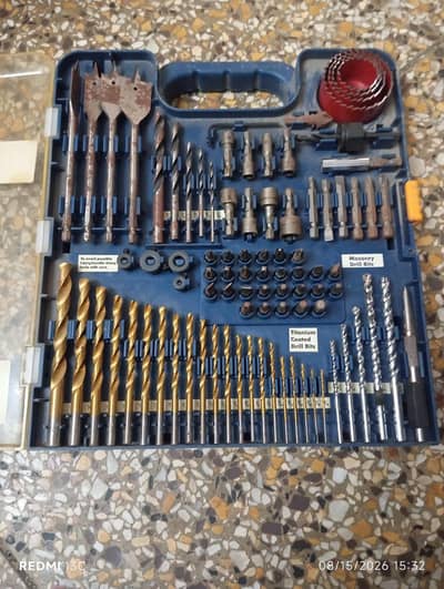 Its Ryobi 90 PCs Driving and drilling accessory kit