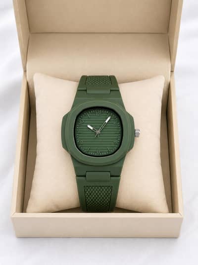 watches Stylish Green Men's Wrist Watch | New & Premium Look