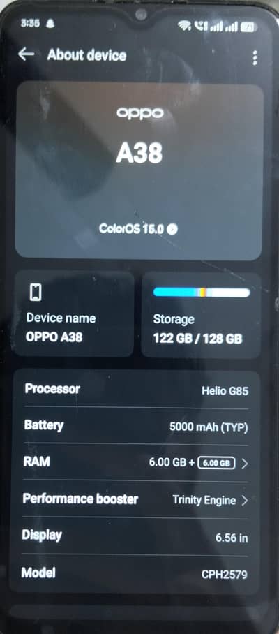 OPPO A38