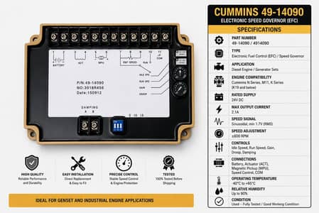 Cummins 49-14090 Electronic Speed Governor (EFC)