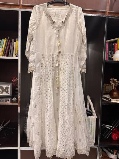 Off white Maria B three piece