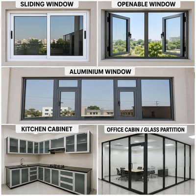 aluminium window  door andpartition