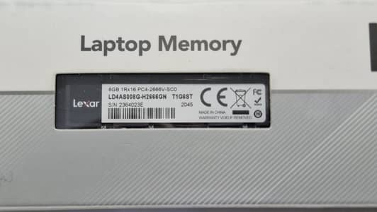 LEXAR 8GB RAM | DDR4 2666 MBPS