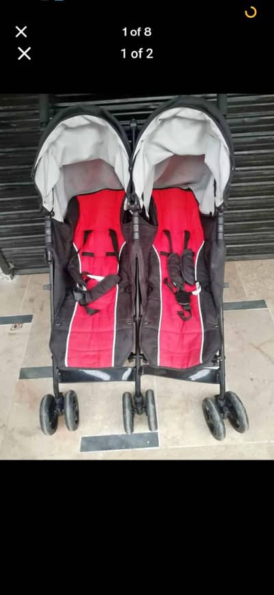 kids twin pram