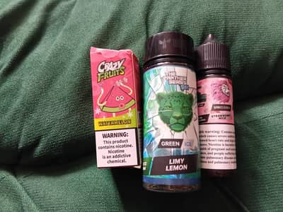 nicotine e liquid , 3mg, 3mg, and 50 mg,