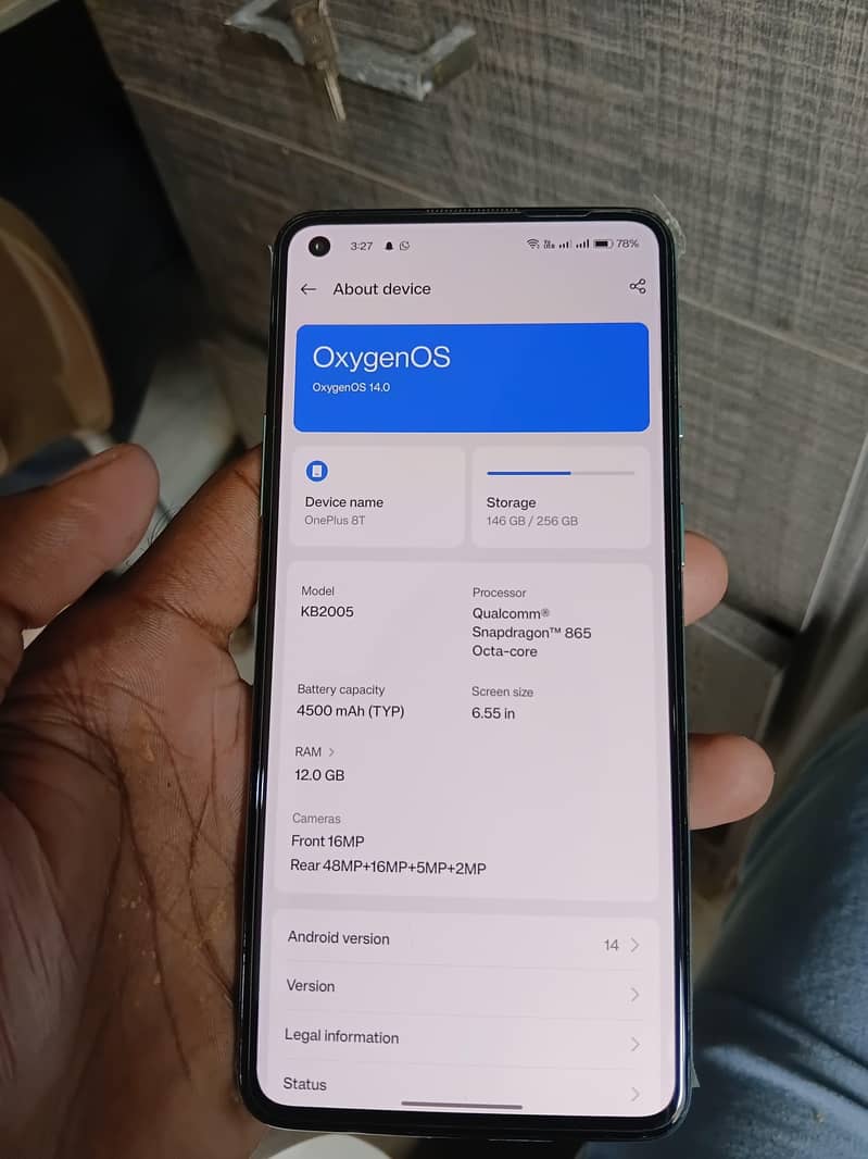 One Plus 8T 0