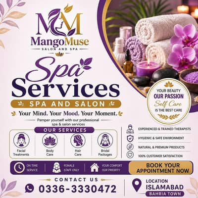 Spa | Services | Spa Center & Saloon | Spa Services In Bahria town