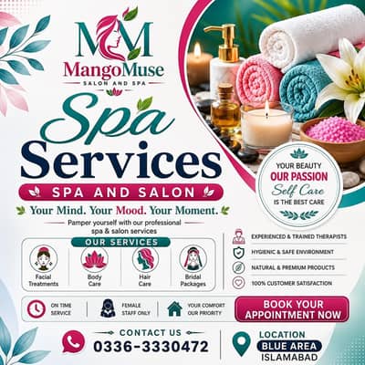 Spa Services Available || Spa & salon || Professional Services || Spa
