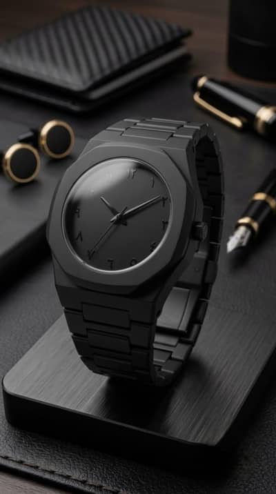 Black Arabic Aura watch