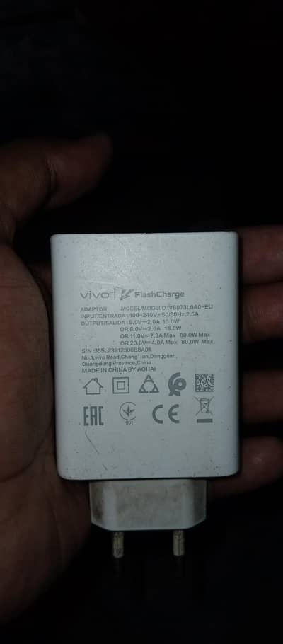 Vivo v30 charger 80 watt 100 percent original