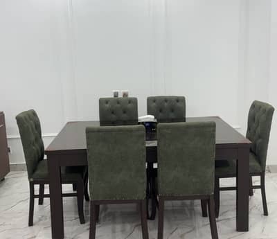 6 Seater Dinning Table & chairs