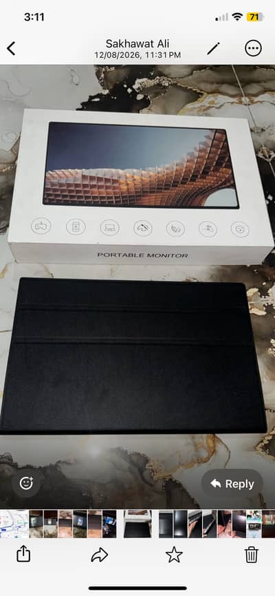  Portable LCD Monitor — Perfect for Work & Entertainment!   Slim &