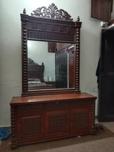wooden dressing table