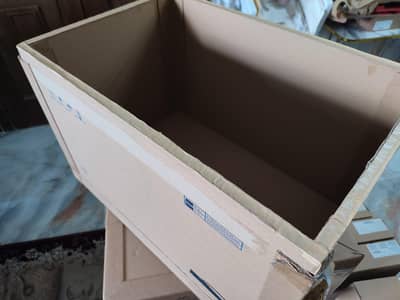 CARDBOARD BOX Reinforced Storage Sturdy Durable Under Bed Closet