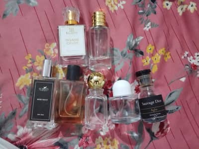 empty perfume mix  bottles for sale