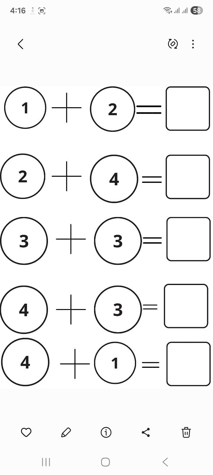 maths worksheet 0