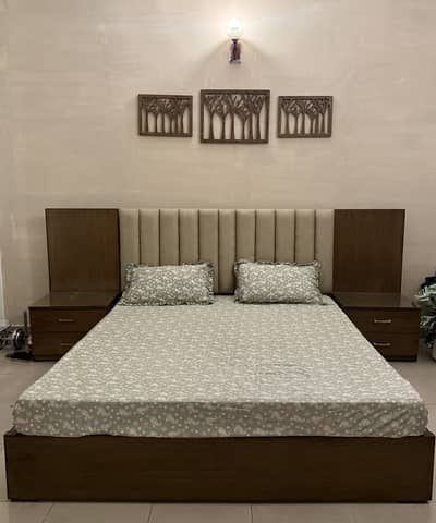 Wooden bed