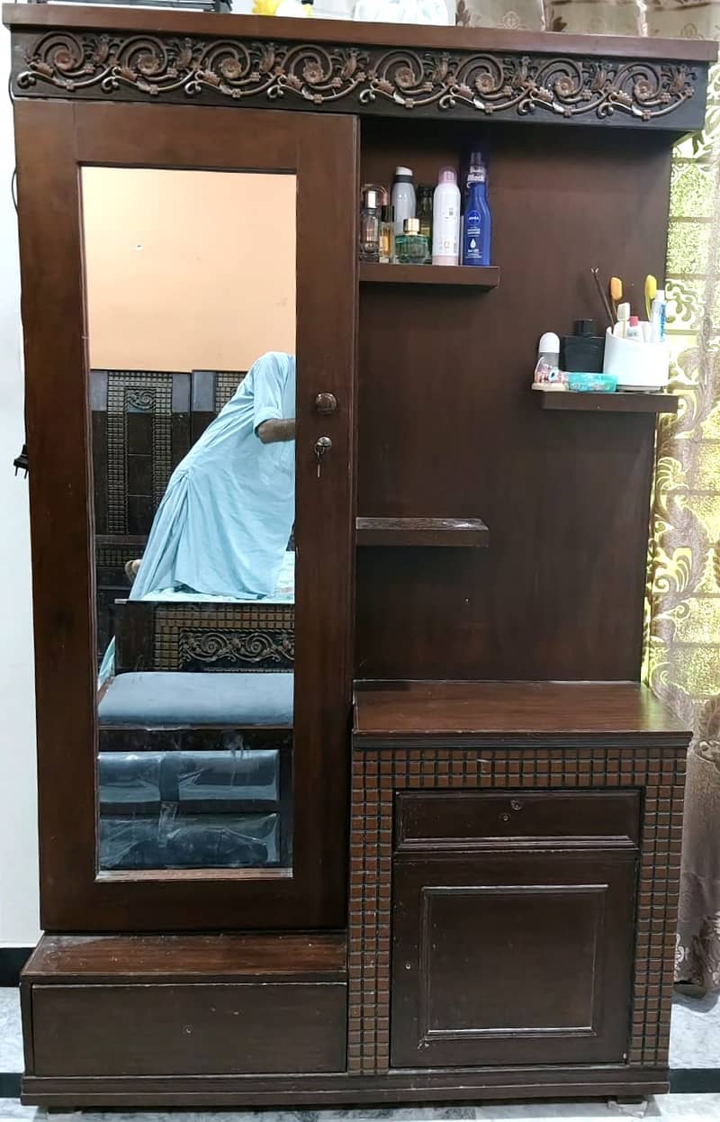 BED SET, Side Tables, Dressing, Storage  (Slightly Used, Like New) 3
