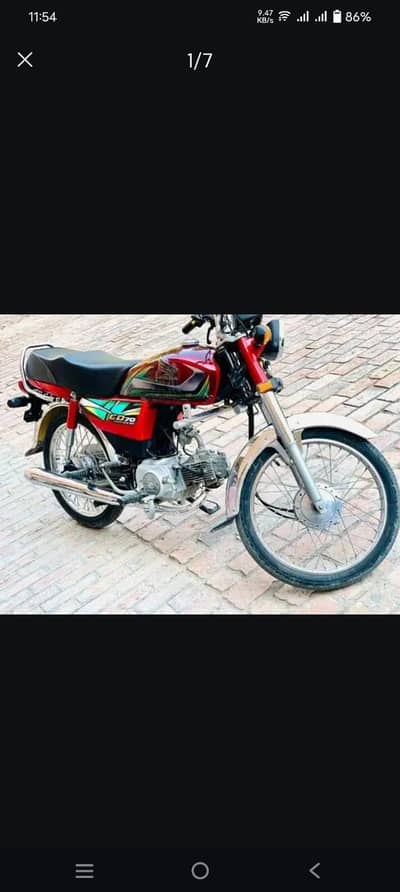 Honda CD 70 for sale good condition only home hand use