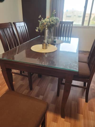 Dining  Table set/Wooden dining table/Dining table 6 Chairs/