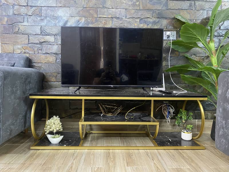 Media Wall Console Table 0
