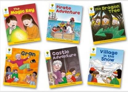 Oxford Reading Tree Level 1,2,3,4,5 pack of six books