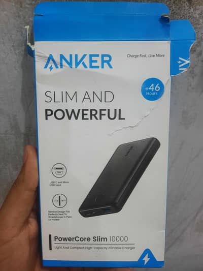 Original Anker PowerCore Slim 10000mAh Power Bank