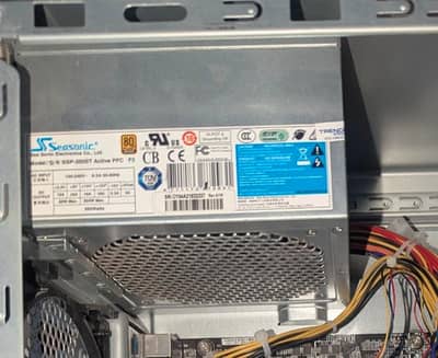 Imported Seasonic 350w 80+ Bronze Power Supply