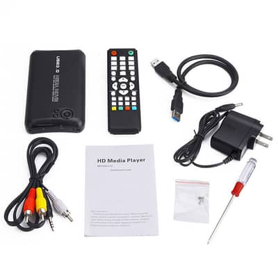 2.5 inch HDD SATA 1080 Full HD Media Player usb 3 - hdd not includeing