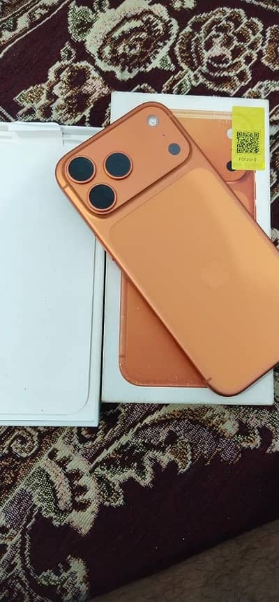 iPhone 17 Pro Max 256GB PTA Approved — Cosmic Orange