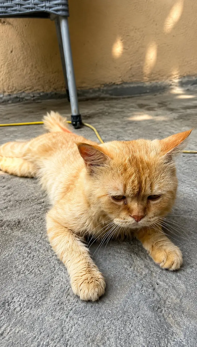Persian Ginger Male Cat for Sale Friendly Cat — photo 2