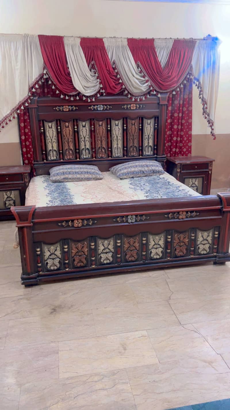 King size bed set 0