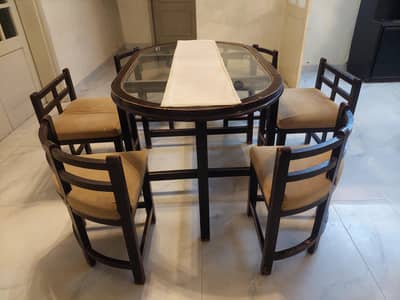6 Seater Dining Table Set – Space Saving Design
