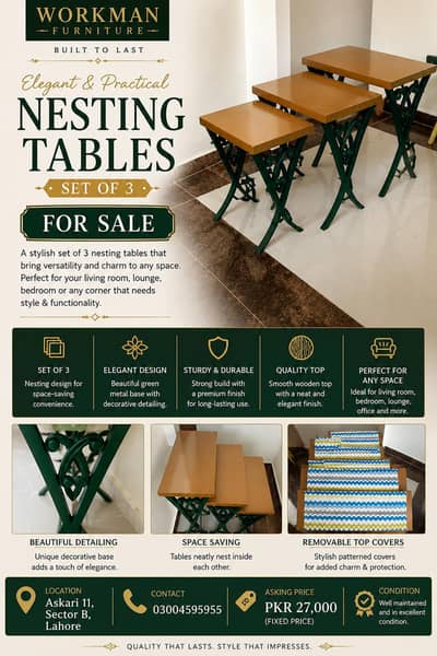 Nesting Table Set