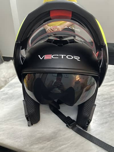 New Sports Bike Helmet Vector