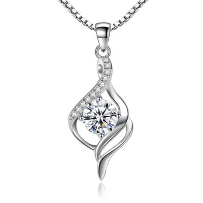 Red Korean Style Lace Pendant Necklace for Women